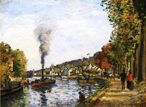 The Seine at Marly - Camille Pissarro