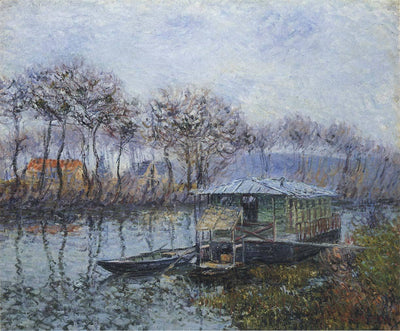 The Seine at Port Marly in kitchen