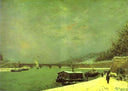 The Seine at the Pont d'Iena by Paul Gauguin — hand-painted landscape oil painting reproduction on canvas