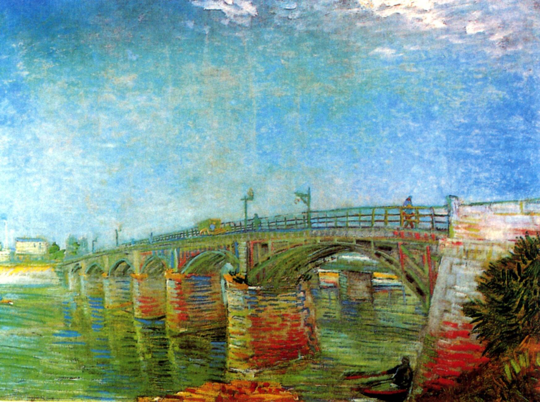 The Seine Bridge at Asnieres - Vincent van Gogh