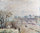 The Seine Viewed from the Pont Neuf, Winter in dining room