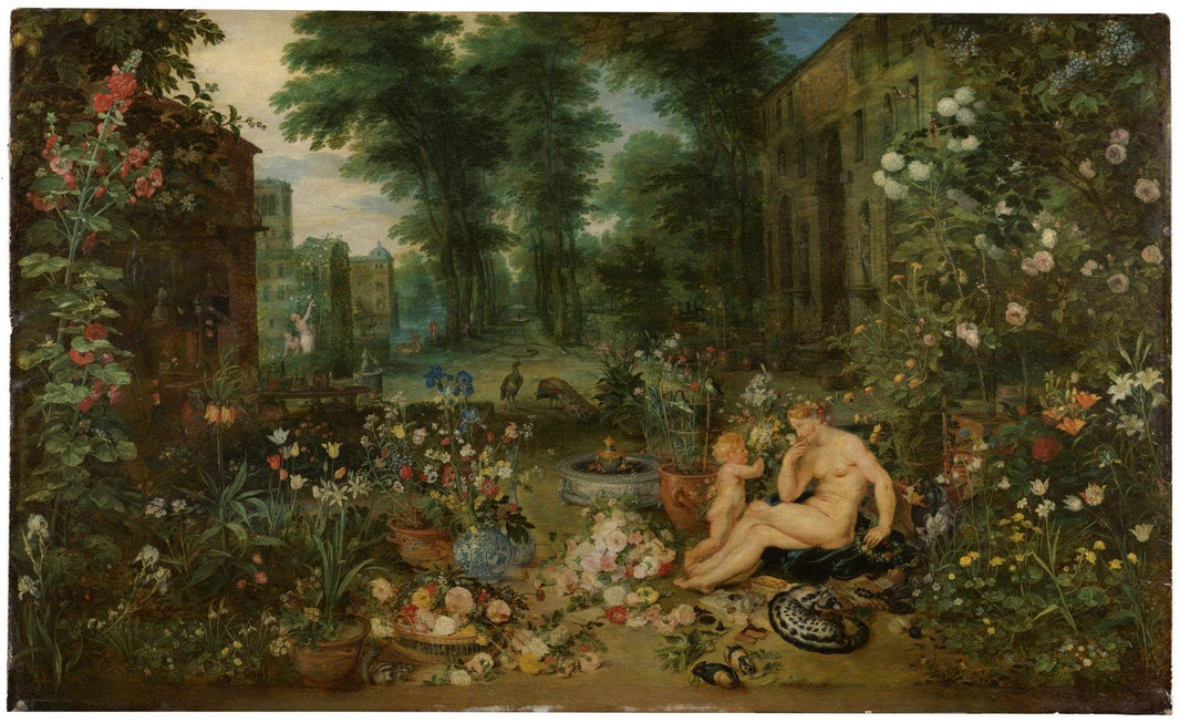 The Sense of Smell by Jan Brueghel the Elder — hand-painted cultural oil painting reproduction on canvas