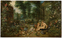 The Sense of Smell by Jan Brueghel the Elder — hand-painted cultural oil painting reproduction on canvas