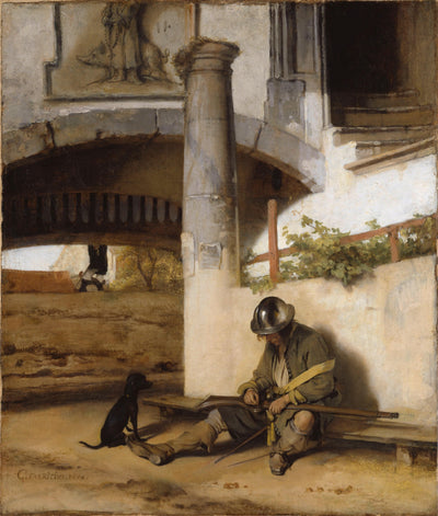 The Sentry by Carel Fabritius — oil painting reproduction