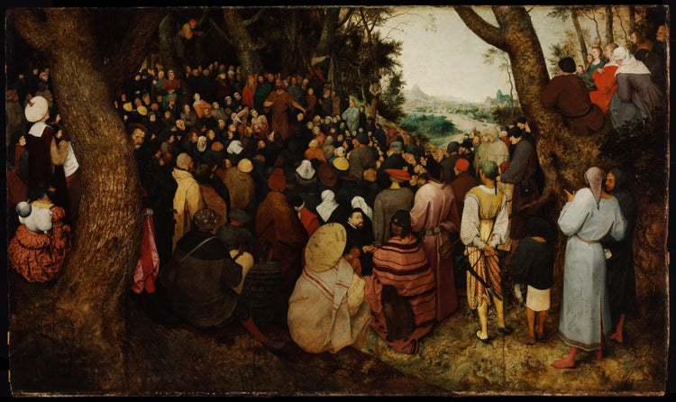 The Sermon of St. John the Baptist - Pieter Bruegel the Elder