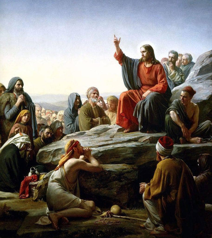 The Sermon on the Mount by Carl Bloch — hand-painted cultural oil painting reproduction on canvas
