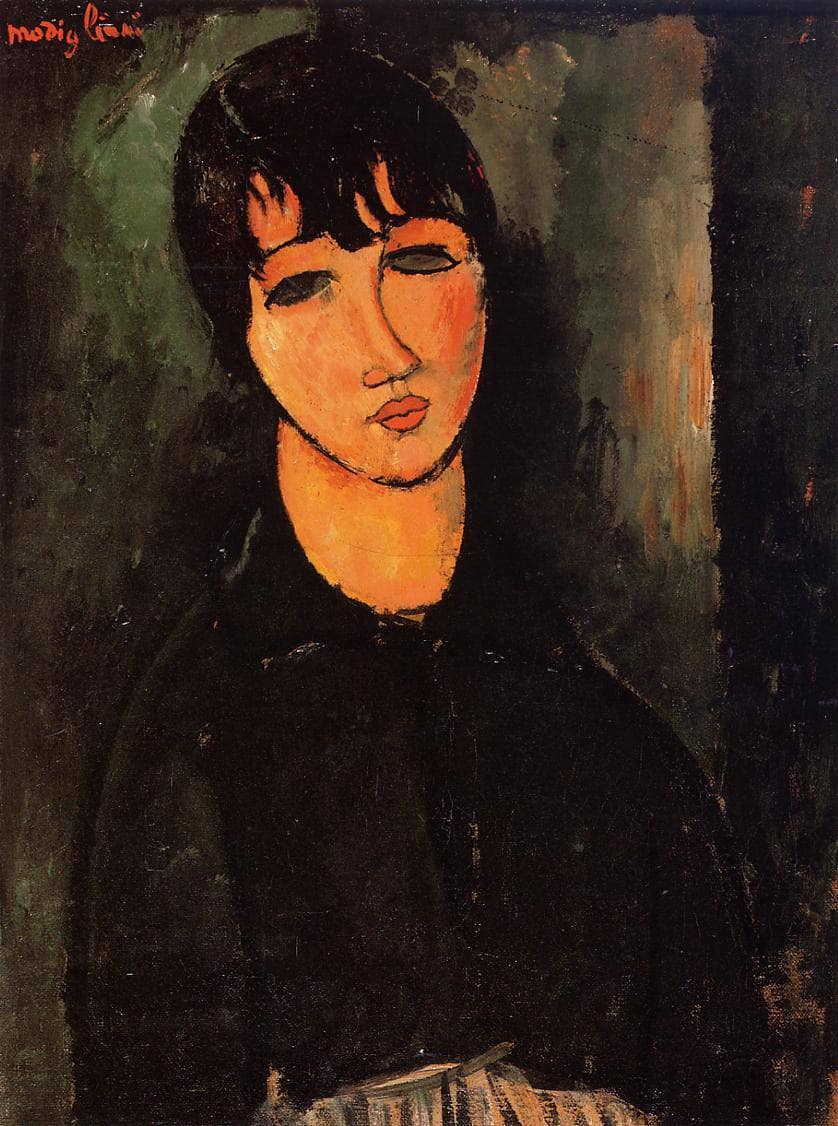 The Servant by Amedeo Modigliani — hand-painted portrait oil painting reproduction on canvas
