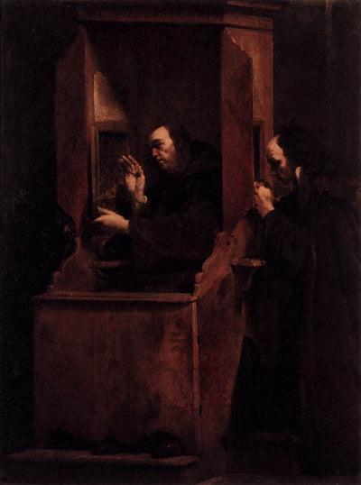 The Seven Sacraments - Confession by Giuseppe Maria Crespi — oil painting reproduction