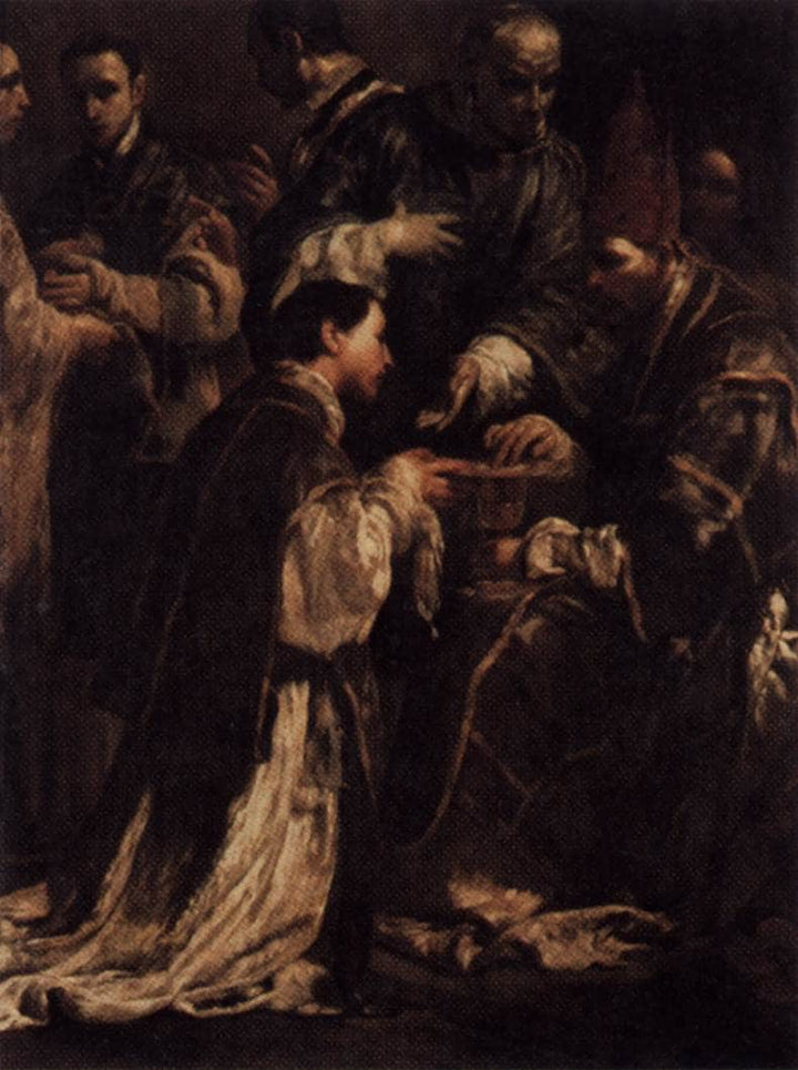 The Seven Sacraments - Ordination by Giuseppe Maria Crespi — hand-painted portrait oil painting reproduction on canvas