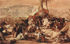 The seventh crusade against Jerusalem - Francesco Hayez