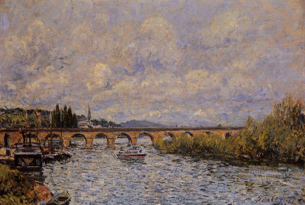 The Sevres Bridge - Alfred Sisley