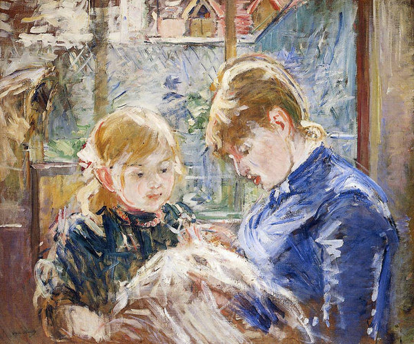 The Sewing Lesson (aka The Artist's Daughter, Julie, with Her Nanny)