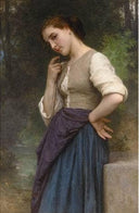 The Shepherdes by William-Adolphe Bouguereau — hand-painted portrait oil painting reproduction on canvas