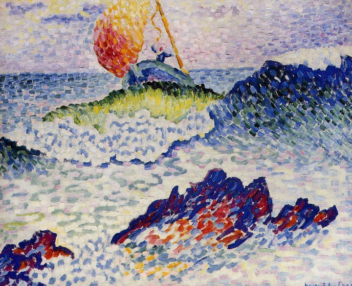The Shipwreck by Henri-Edmond Cross — hand-painted landscape oil painting reproduction on canvas