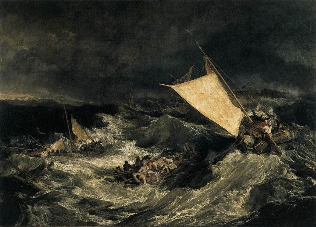The Shipwreck by J.M.W. Turner — hand-painted landscape oil painting reproduction on canvas