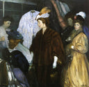 The Shoppers by William James Glackens — hand-painted portrait oil painting reproduction on canvas