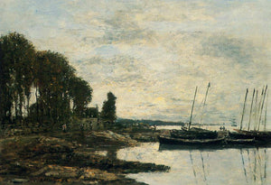 The Shore at Plougastel - Eugene Boudin