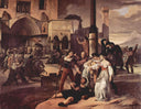 The Sicilian Vespers (Version I) by Francesco Hayez — hand-painted architectural oil painting reproduction on canvas