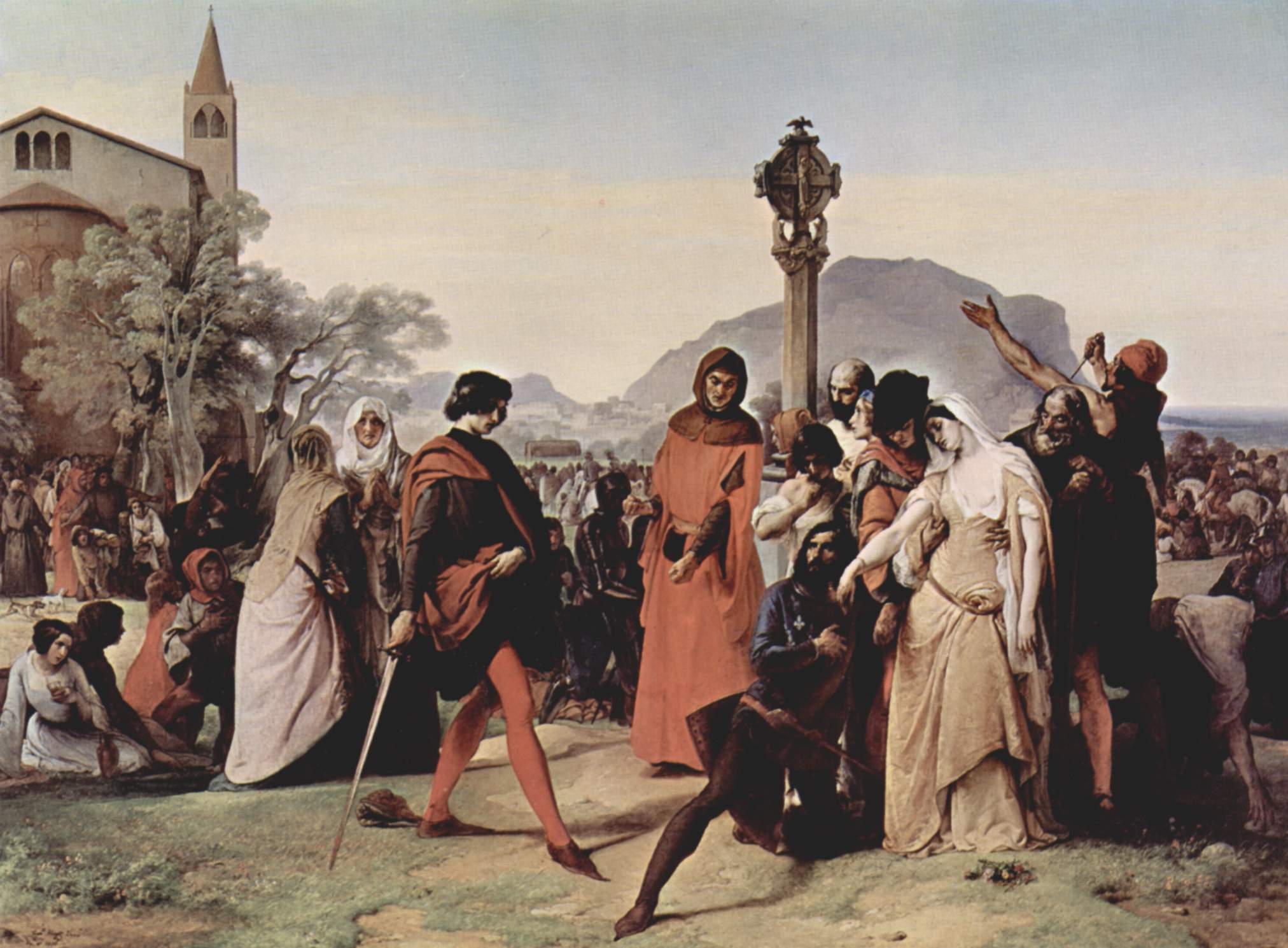 The Sicilian Vespers (Version III) - Francesco Hayez