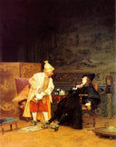 The Sick Doctor by Jehan Georges Vibert — male oil painting wall art, Academicism