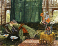 The Siesta by John Frederick Lewis — hand-painted fantasy oil painting reproduction on canvas