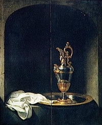 The Silver Ewer by Gerrit Dou — hand-painted photography oil painting reproduction on canvas