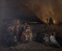 The Simoon, souvenir of Syria by Jean-François Portaels — religious oil painting wall art, Orientalism