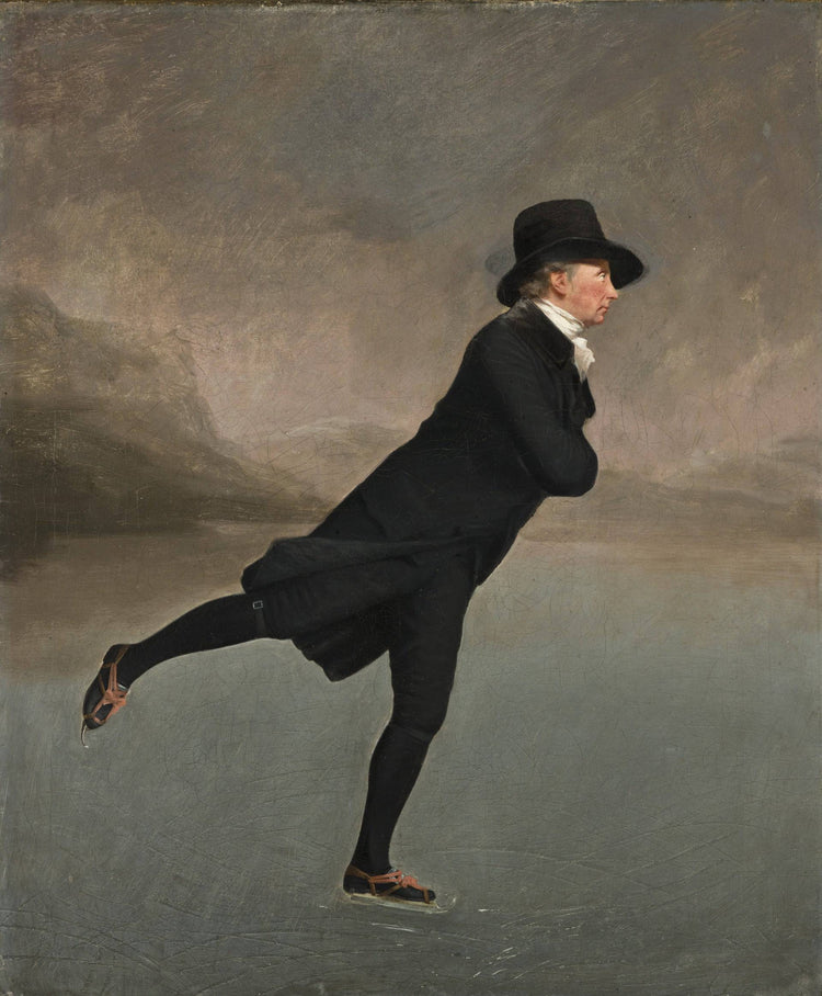 The Skating Minister (The Reverend Robert Walker Skating on Duddingston Loch) - Henry Raeburn