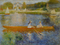 The Skiff (La Yole) by Pierre-Auguste Renoir — hand-painted landscape oil painting reproduction on canvas