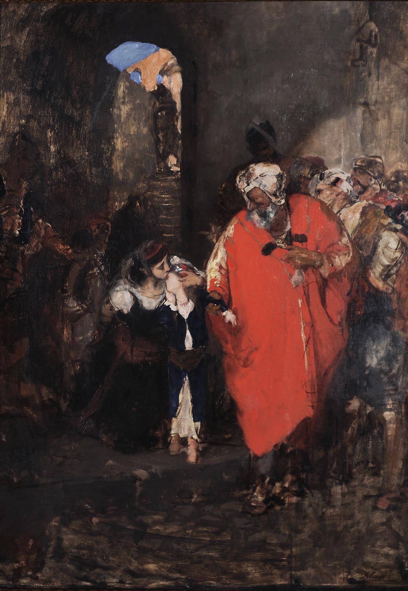 The slave market - Nikolaos Gyzis