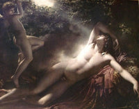 The Sleep of Endymion by Anne-Louis Girodet — hand-painted cultural oil painting reproduction on canvas