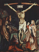 The Small Crucifixion by Matthias Grünewald — religion oil painting wall art, Northern Renaissance