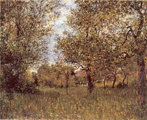 The Small Meadow at By - Alfred Sisley