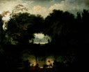 The Small Park by Jean-Honore Fragonard — seascapes oil painting wall art, Rococo