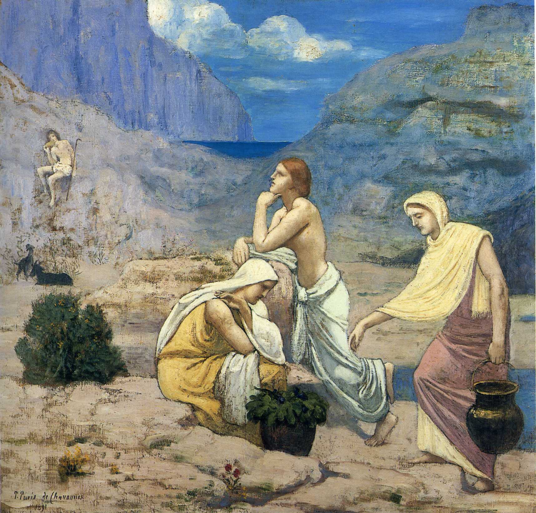 The Song of the Shepherd - Pierre Puvis de Chavannes