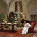The Song by William Merritt Chase — hand-painted eco oil painting reproduction on canvas