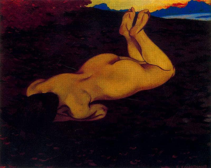 The Source by Felix Vallotton — hand-painted abstract oil painting reproduction on canvas