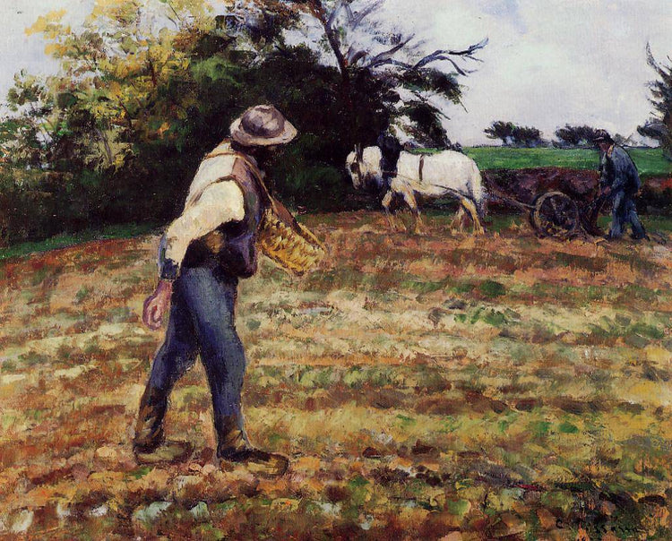 The Sower, Montfoucault - Camille Pissarro