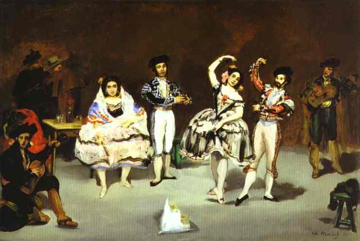 The spanish ballet - Edouard Manet