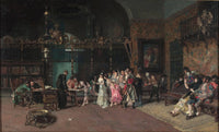 The Spanish Wedding by Marià Fortuny — hand-painted portrait oil painting reproduction on canvas