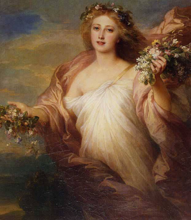 The Spring - Franz Xaver Winterhalter