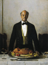 The Steward (Lewis of the Porcellian) by Joseph DeCamp — hand-painted portrait oil painting reproduction on canvas