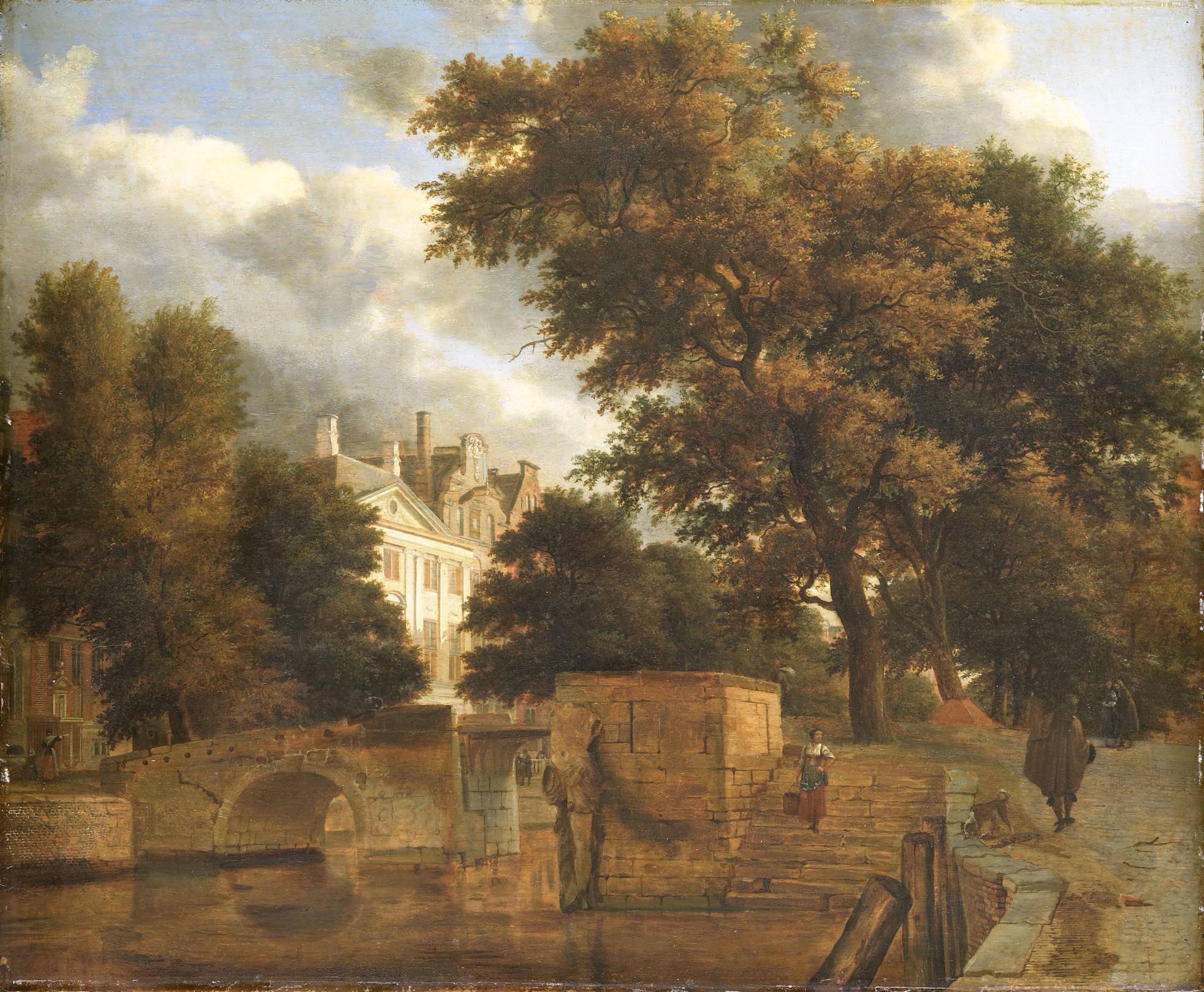 The stone bridge - Adriaen van de Velde