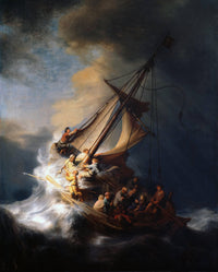 The Storm on the Sea of Galilee by Rembrandt — hand-painted cultural oil painting reproduction on canvas