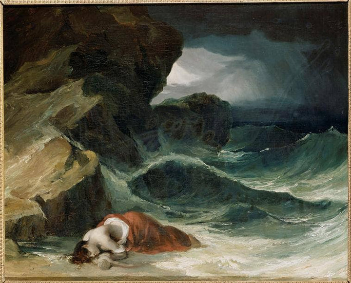The Storm, or The Shipwreck by Théodore Géricault — hand-painted cultural oil painting reproduction on canvas