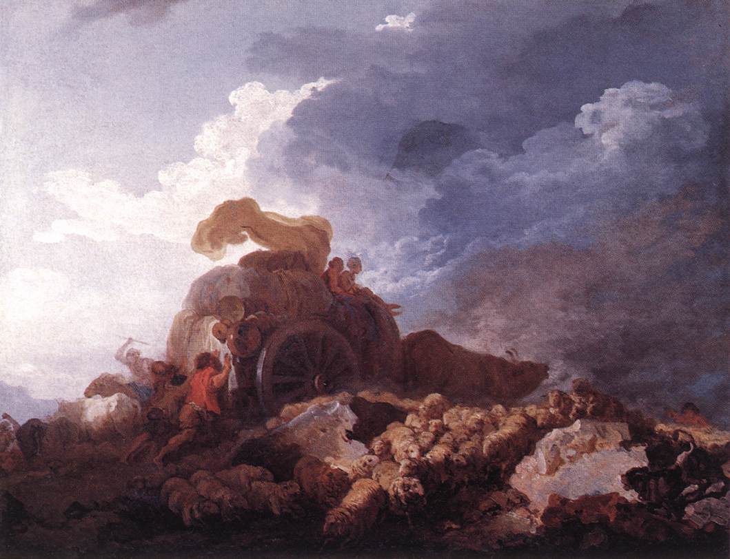 The Storm - Jean-Honore Fragonard