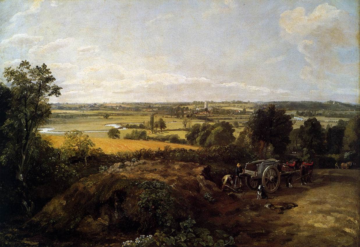 The Stour Valley with the Church of Dedham - John Constable