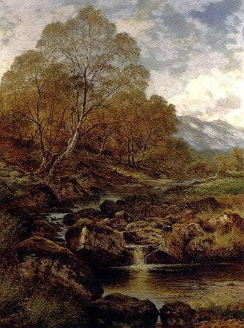 The Stream From The Hills Of Wales by Benjamin Williams Leader — oil painting reproduction