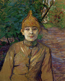 The Streetwalker (also known as Casque d Or) by Henri de Toulouse-Lautrec — male oil painting wall art, Post Impressionism