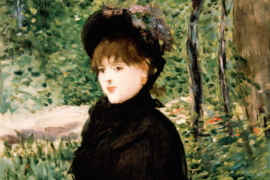 The stroll by Edouard Manet — hand-painted botanical oil painting reproduction on canvas